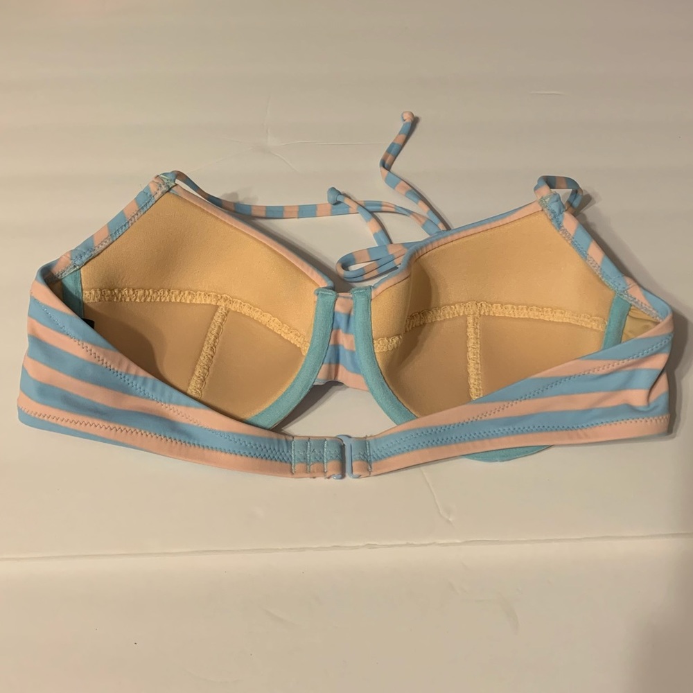 J. Crew Striped Bikini Top 36C - Picture 6 of 6